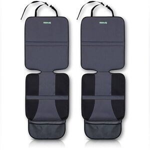 Car Seat Protector Set in Gray and Black
